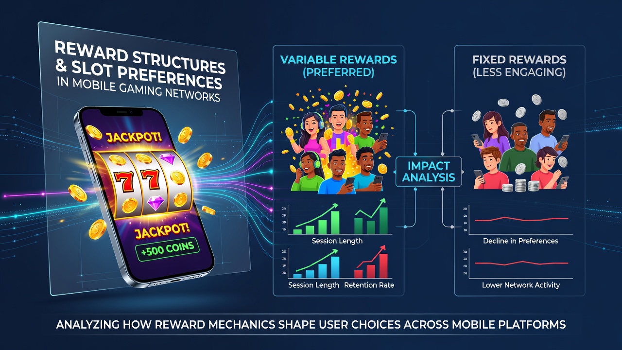 Mobile gaming interface showing slot rewards and player preferences on a smartphone screen