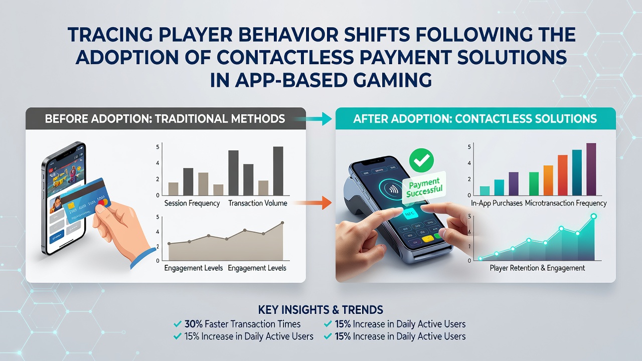 Analytics dashboard displaying player deposit and bonus engagement trends after contactless payment rollout